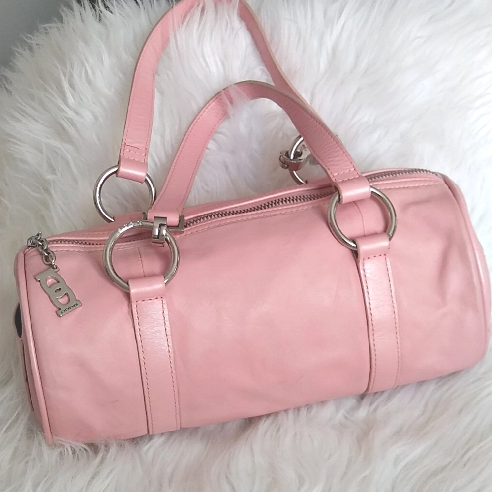 bebe Pink Barrel Bag